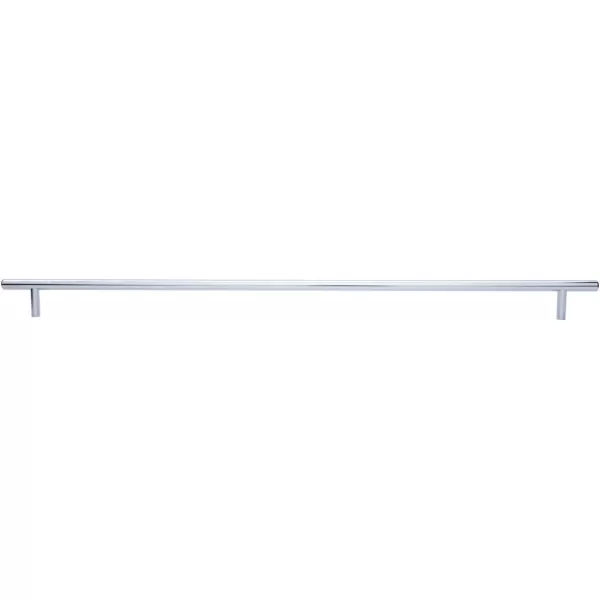 Amazon Basics Euro Bar Cabinet Handle 38inch Diameter 538inch Length 3inch Hole Center Golden Champagne 25packPolished Chrome