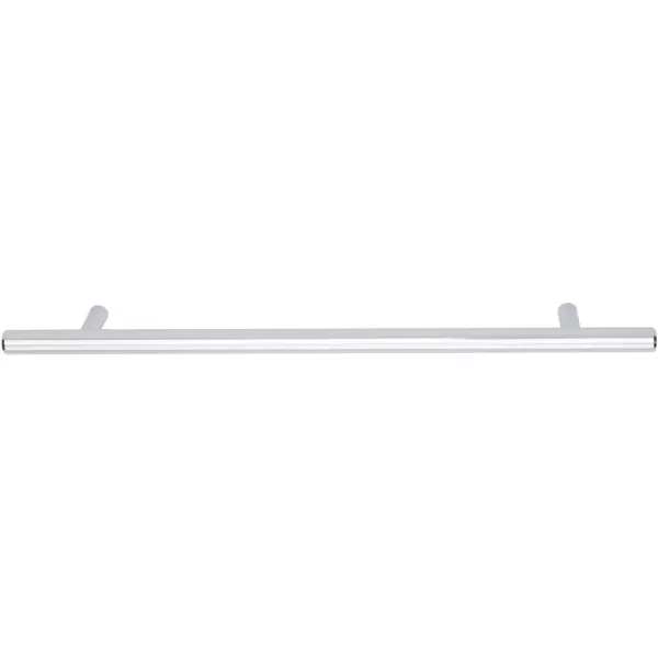 Amazon Basics Euro Bar Cabinet Handle 38inch Diameter 538inch Length 3inch Hole Center Golden Champagne 25packPolished Chrome