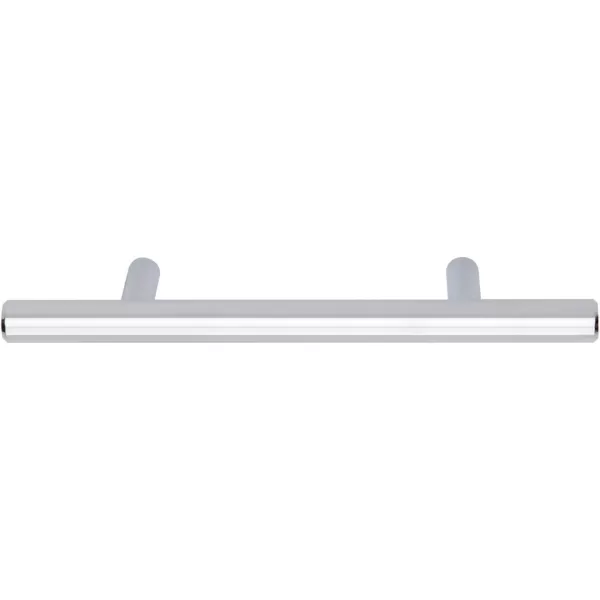 Amazon Basics Euro Bar Cabinet Handle 38inch Diameter 538inch Length 3inch Hole Center Golden Champagne 25packPolished Chrome