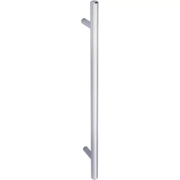 Amazon Basics Euro Bar Cabinet Handle 38inch Diameter 538inch Length 3inch Hole Center Golden Champagne 25packPolished Chrome