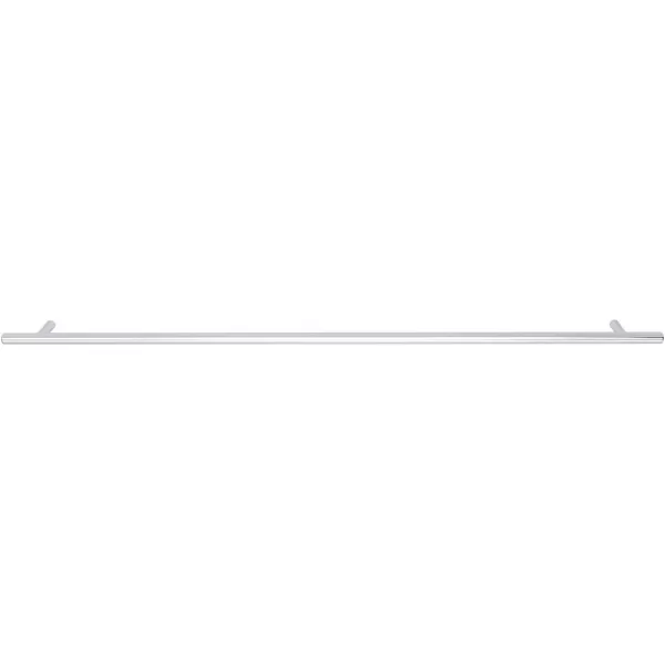 Amazon Basics Euro Bar Cabinet Handle 38inch Diameter 538inch Length 3inch Hole Center Golden Champagne 25packPolished Chrome