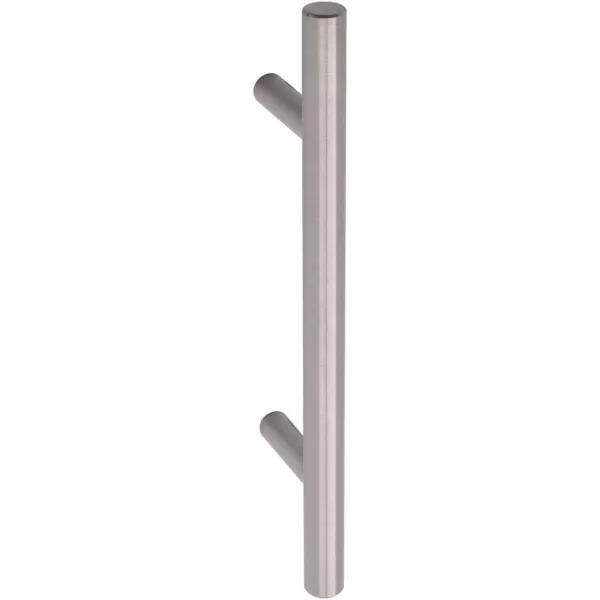 Amazon Basics Euro Bar Cabinet Handle 38inch Diameter 538inch Length 3inch Hole Center Golden Champagne 25packSatin Nickel