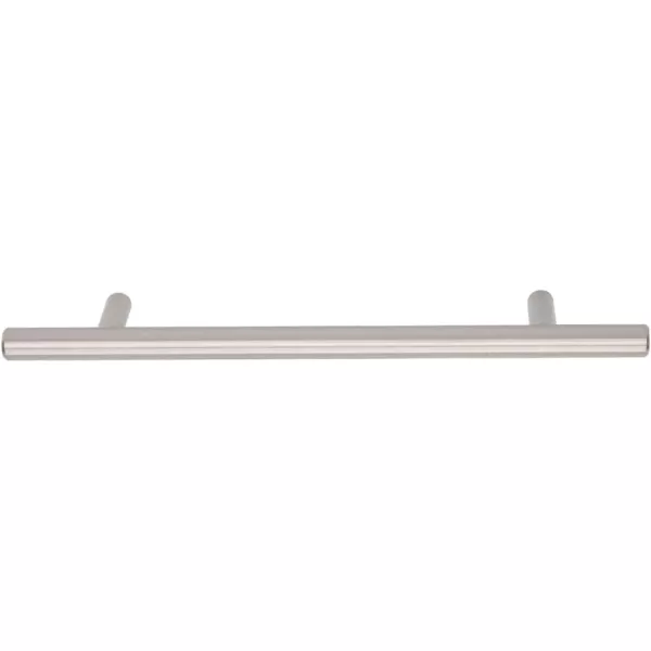 Amazon Basics Euro Bar Cabinet Handle 38inch Diameter 538inch Length 3inch Hole Center Golden Champagne 25packSatin Nickel