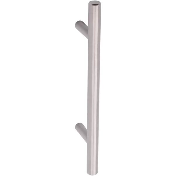 Amazon Basics Euro Bar Cabinet Handle 38inch Diameter 538inch Length 3inch Hole Center Golden Champagne 25packSatin Nickel