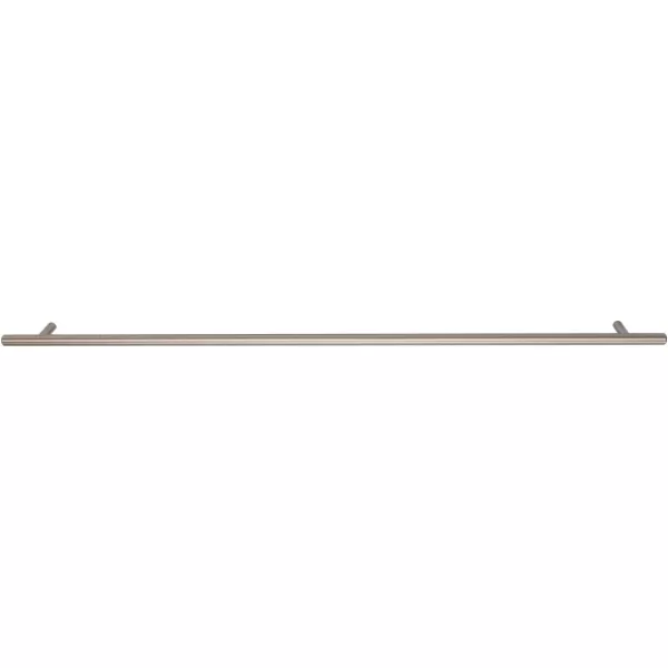 Amazon Basics Euro Bar Cabinet Handle 38inch Diameter 538inch Length 3inch Hole Center Golden Champagne 25packSatin Nickel