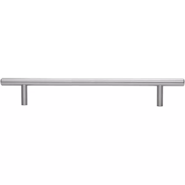 Amazon Basics Euro Bar Cabinet Handle 38inch Diameter 538inch Length 3inch Hole Center Golden Champagne 25packSatin Nickel