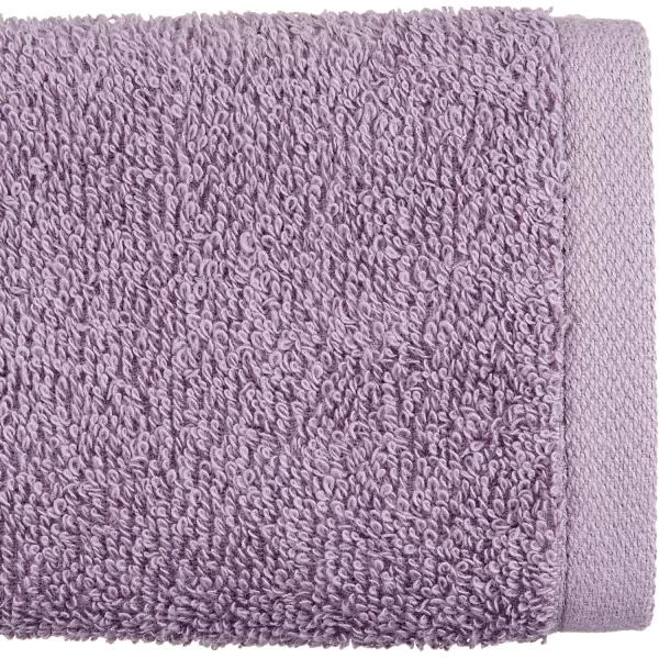 Amazon Basics Fast Drying Extra Absorbent Terry Cotton Washcloth 12 x 12 Inch Ice Blue  24 CountPetal Pink  Lavender  White