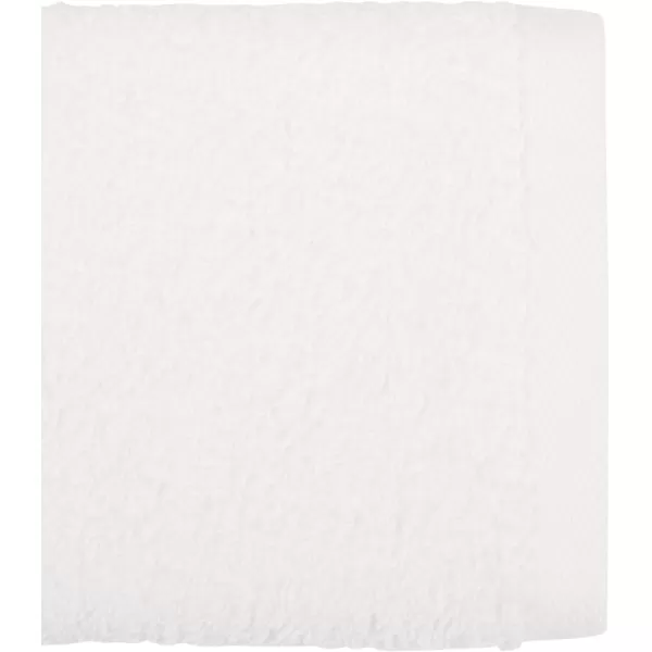 Amazon Basics Fast Drying Extra Absorbent Terry Cotton Washcloth 12 x 12 Inch Ice Blue  24 CountWhite
