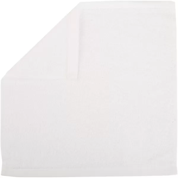 Amazon Basics Fast Drying Extra Absorbent Terry Cotton Washcloth 12 x 12 Inch Ice Blue  24 CountWhite