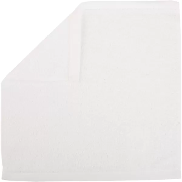 Amazon Basics Fast Drying Extra Absorbent Terry Cotton Washcloth 12 x 12 Inch Ice Blue  24 CountWhite
