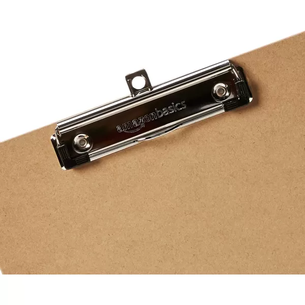 Amazon Basics Hardboard Office Clipboard 12Pack Brown12Pack