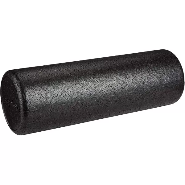 Amazon Basics HighDensity Round Foam Roller for Exercise Massage Muscle RecoveryBlack