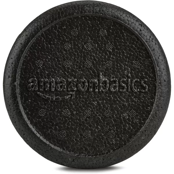 Amazon Basics HighDensity Round Foam Roller for Exercise Massage Muscle RecoveryBlack