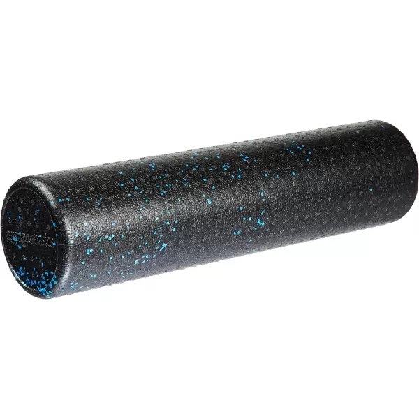 Amazon Basics HighDensity Round Foam Roller for Exercise Massage Muscle RecoveryBlue Speckled