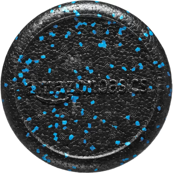 Amazon Basics HighDensity Round Foam Roller for Exercise Massage Muscle RecoveryBlue Speckled