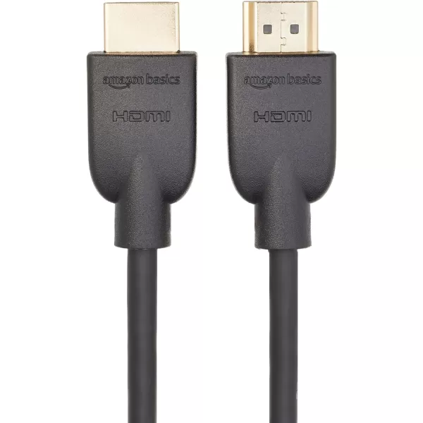 Amazon Basics HighSpeed HDMI Cable 3 Feet 1Pack Case of 90 BlackBlack