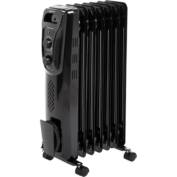 Amazon Basics Indoor Portable Radiator Heater 1500 W WhiteBlack