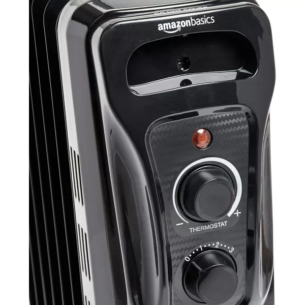 Amazon Basics Indoor Portable Radiator Heater 1500 W WhiteBlack