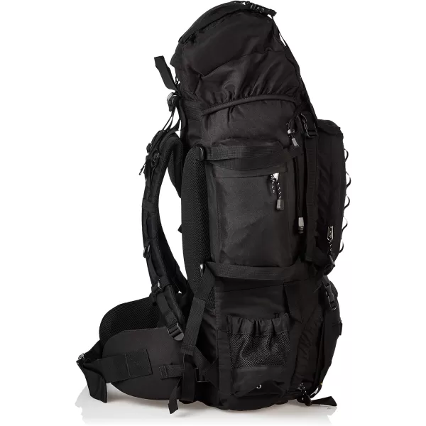 Amazon Basics Internal Frame Hiking Backpack with RainflyBlack