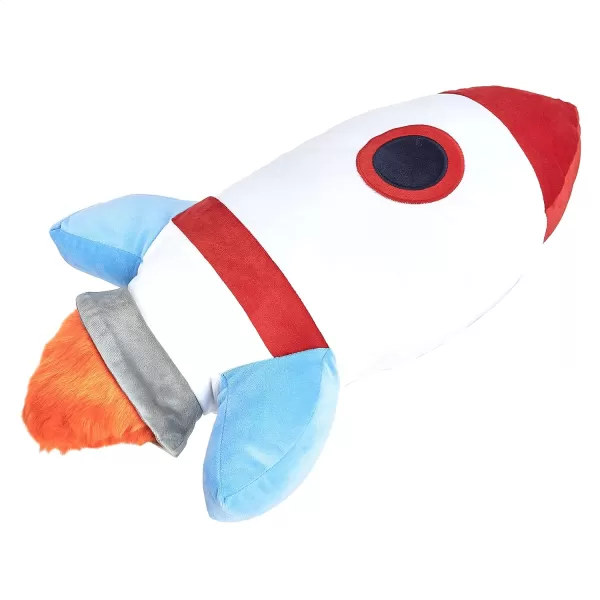 Amazon Basics Kids Space Rockets Decorative Pillow  Spaceship Polyester Assorted 165 x 4Assorted
