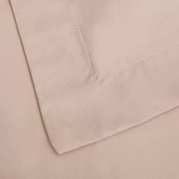 Amazon Basics Lightweight Microfiber Duvet Cover Set with Snap Buttons FullQueen TaupeTaupe