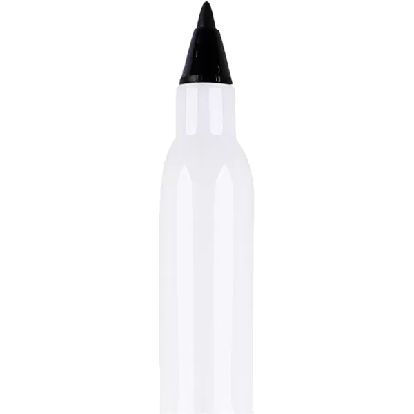 Amazon Basics Low Odor Ultra Fine Tip Dry Erase White Board Markers  Assorted Colors 12 PackBlack
