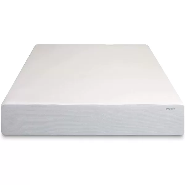 Amazon Basics Memory Foam Mattress Medium Firm 8 Inch Queen WhiteGreyFull