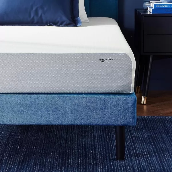 Amazon Basics Memory Foam Mattress Medium Firm 8 Inch Queen WhiteGreyFull