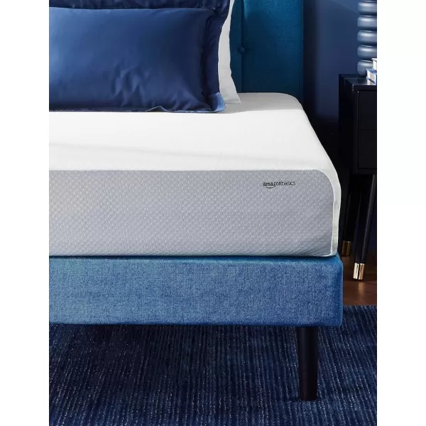 Amazon Basics Memory Foam Mattress Medium Firm 8 Inch Queen WhiteGreyFull