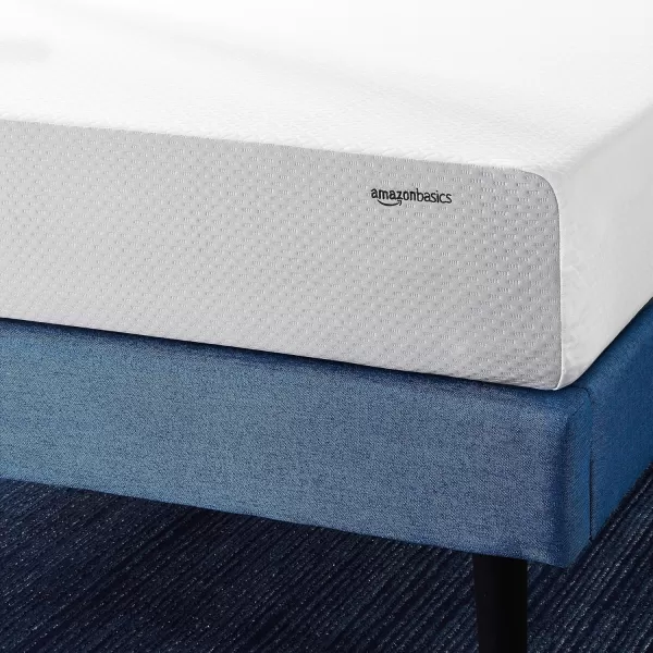 Amazon Basics Memory Foam Mattress Medium Firm 8 Inch Queen WhiteGreyQueen