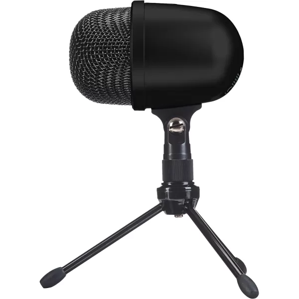 Amazon Basics Mini USB Condenser Microphone for Online Meeting Gaming Podcast  BlackBlack