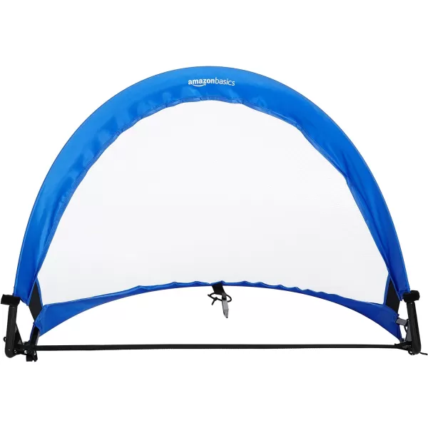 Amazon Basics PopUp Soccer Goal Net Set with Carrying Case25 feet