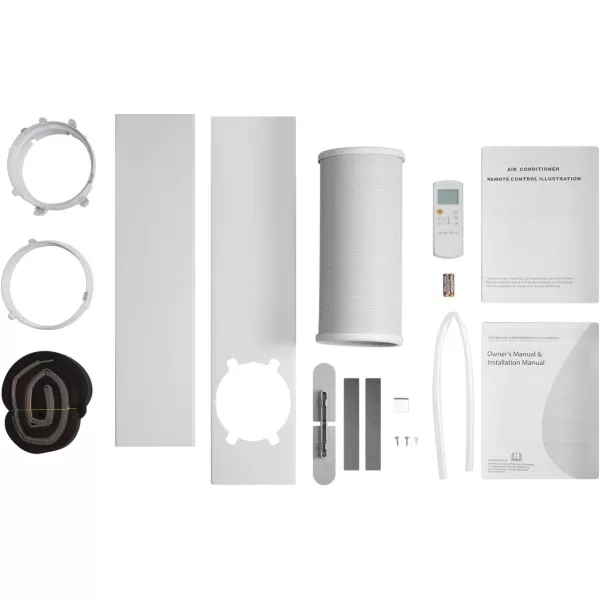 Amazon Basics Portable Air Conditioner With Heat Pump Cools 550 Square Feet 13000 BTU ASHARE  10000 BTU SACC White1 Count Pack of 1