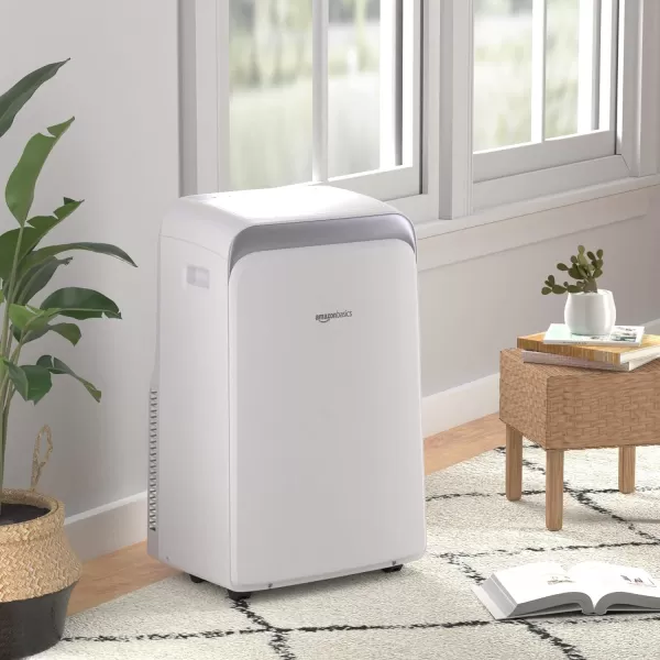 Amazon Basics Portable Air Conditioner With Heat Pump Cools 550 Square Feet 13000 BTU ASHARE  10000 BTU SACC White1 Count Pack of 1