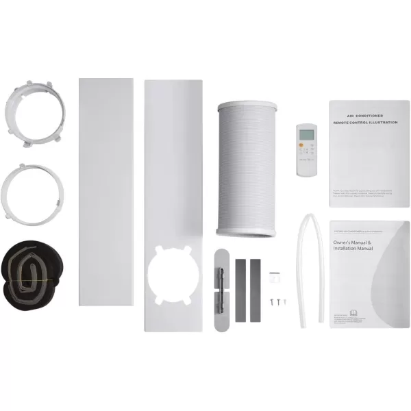 Amazon Basics Portable Air Conditioner With Heat Pump Cools 550 Square Feet 13000 BTU ASHARE  10000 BTU SACC White6000 BTU