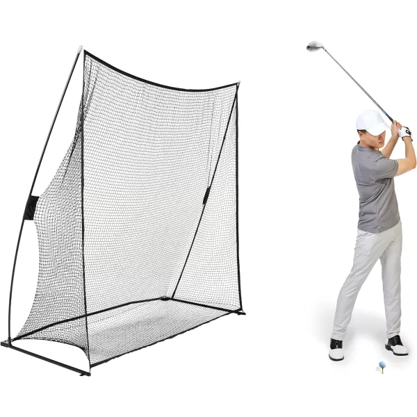 Amazon Basics Portable Driving Practice Golf Net7 x 7