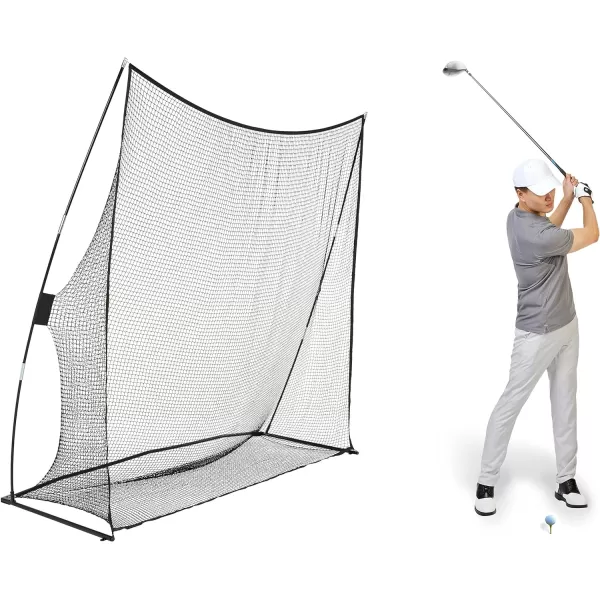 Amazon Basics Portable Driving Practice Golf Net8 x 8