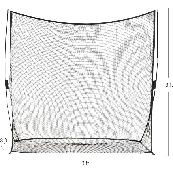 Amazon Basics Portable Driving Practice Golf Net8 x 8
