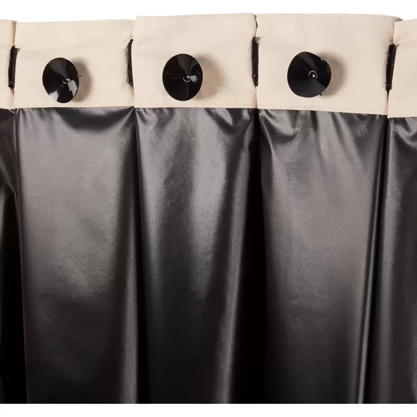 Amazon Basics Portable Window Blackout Curtain Shade with Suction Cups for Travel  50 x 78 Beige  1PackBeige