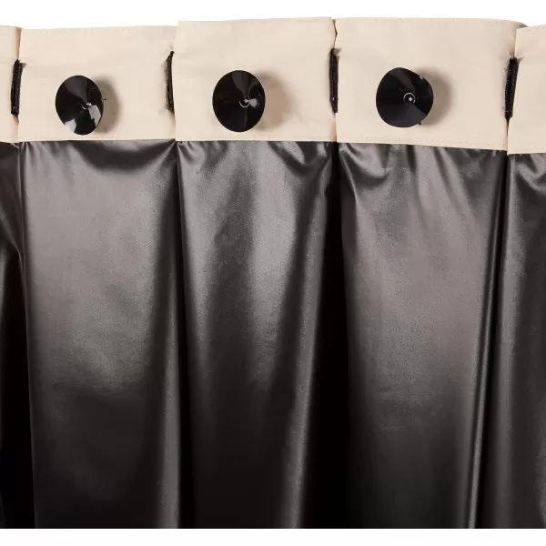 Amazon Basics Portable Window Blackout Curtain Shade with Suction Cups for Travel  50 x 78 Beige  1PackBeige