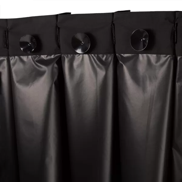 Amazon Basics Portable Window Blackout Curtain Shade with Suction Cups for Travel  50 x 78 Beige  1PackBlack
