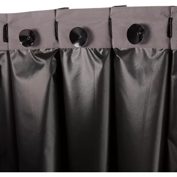 Amazon Basics Portable Window Blackout Curtain Shade with Suction Cups for Travel  50 x 78 Beige  1PackDark Grey