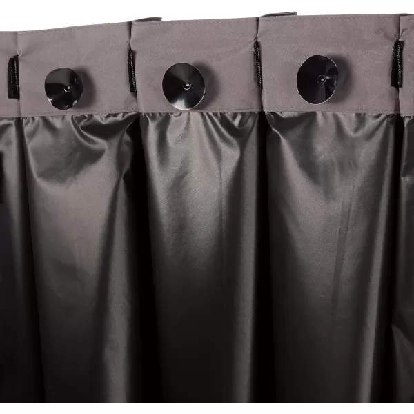 Amazon Basics Portable Window Blackout Curtain Shade with Suction Cups for Travel  50 x 78 Beige  1PackDark Grey