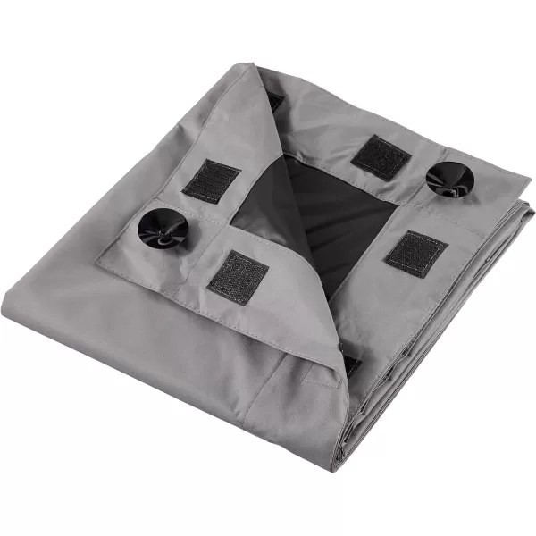 Amazon Basics Portable Window Blackout Curtain Shade with Suction Cups for Travel  50 x 78 Beige  1PackDark Grey