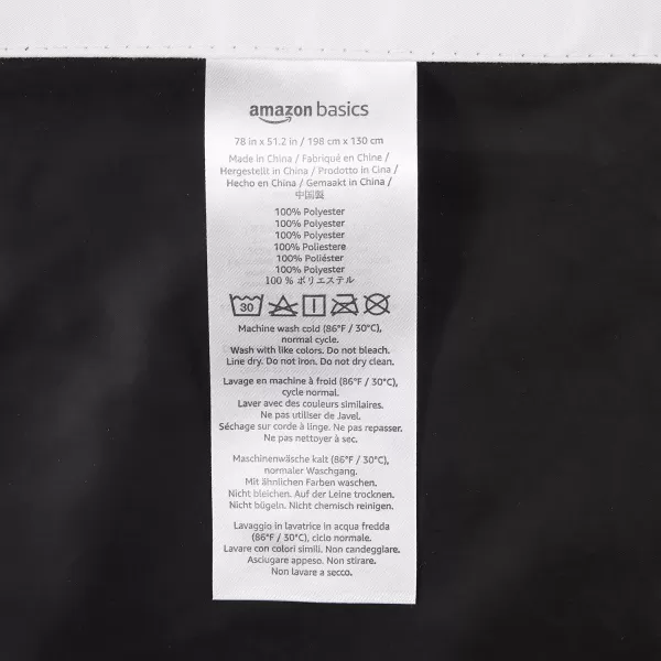 Amazon Basics Portable Window Blackout Curtain Shade with Suction Cups for Travel  50 x 78 Beige  1PackWhite