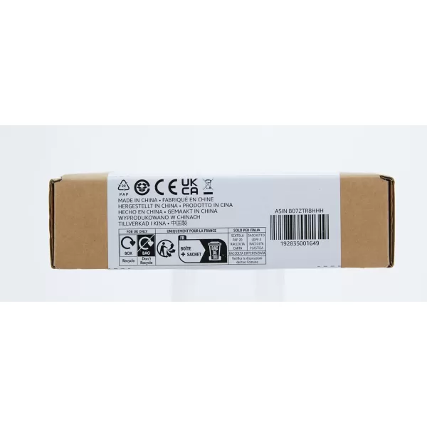 Amazon Basics RJ45 Cat 7 Ethernet Patch Cable 10Gpbs HighSpeed Cable 600MHz DoubleShielded 5 Foot WhiteWhite