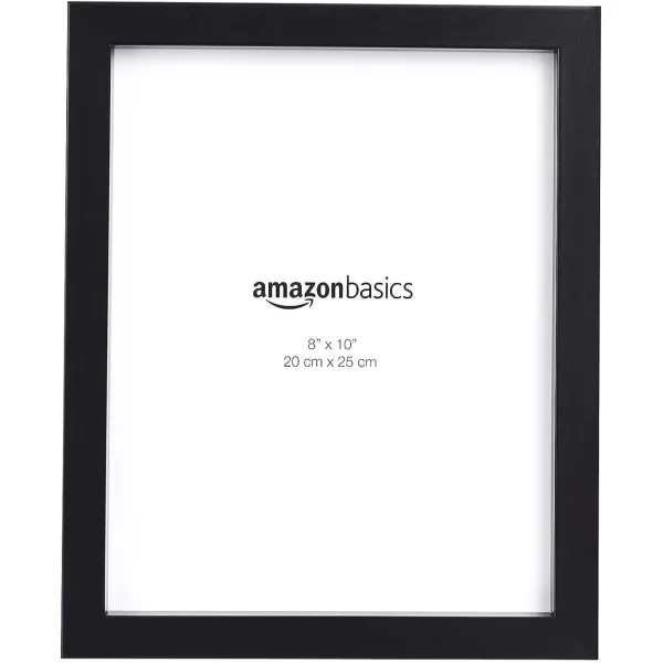 Amazon Basics Rectangular Photo Picture Frame 8 x 10 Pack of 2 NickelBlack