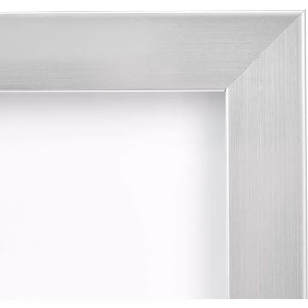 Amazon Basics Rectangular Photo Picture Frame 8 x 10 Pack of 2 NickelNickel