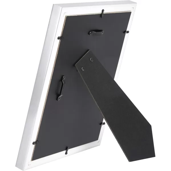 Amazon Basics Rectangular Photo Picture Frame 8 x 10 Pack of 2 NickelNickel