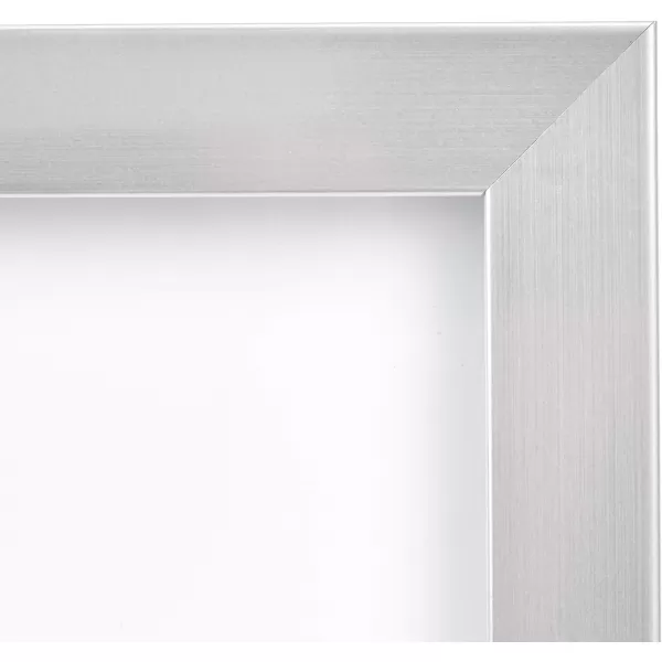 Amazon Basics Rectangular Photo Picture Frame 8 x 10 Pack of 2 NickelNickel